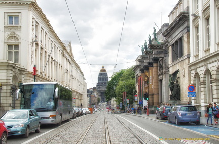 Looking down Rue de la Régence